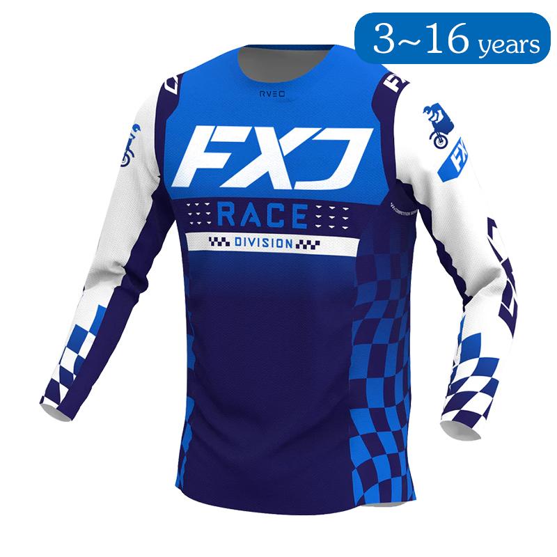Kind Motocross Jersey Racing Offroad Fahrrad MX Enduro MOTO Motorrad Junge Mädchen Kind 5 6 7 8 9 10 11 12 13 14 15 16 S-Jersey-kid