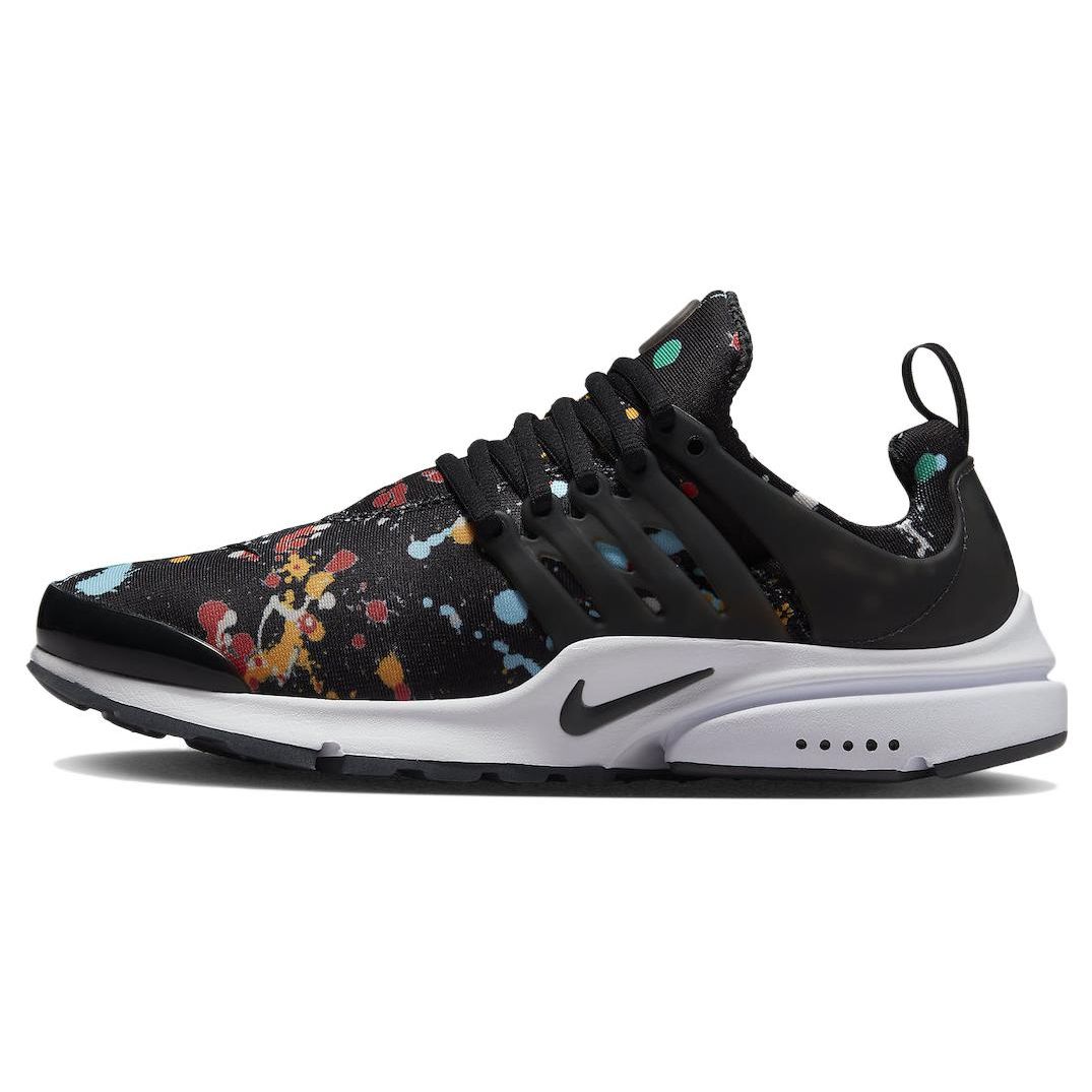 Nike Air Presto Paint Splatter Herren Sneakers Schwarz Anthrazit Weiß CT3550-004 38.5