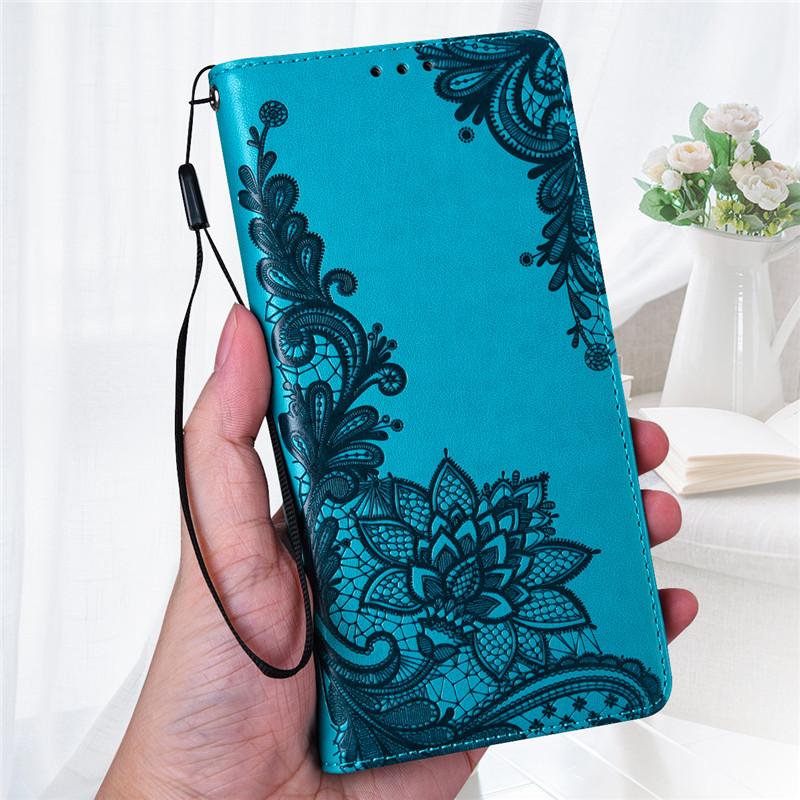 Luxus Qualität Leder Portemonnaie Handyhülle Flip Book Stand Cover für Huawei P30 P20 P40 P9 Lite Mini Y5 Y6 Y7 Prime Honor X8 X7 8A 9A 9S 7A 7C P Smart Huawei P20 Lite hellblaue