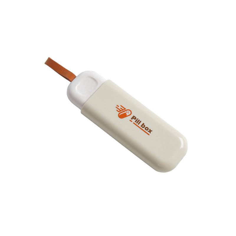 Mode Tragbare Nordic Stil Pille Box Tablet Pillbox Dispenser Medizin Boxen 3 Grids Abgabe Lagerung Kit Organizer weiß