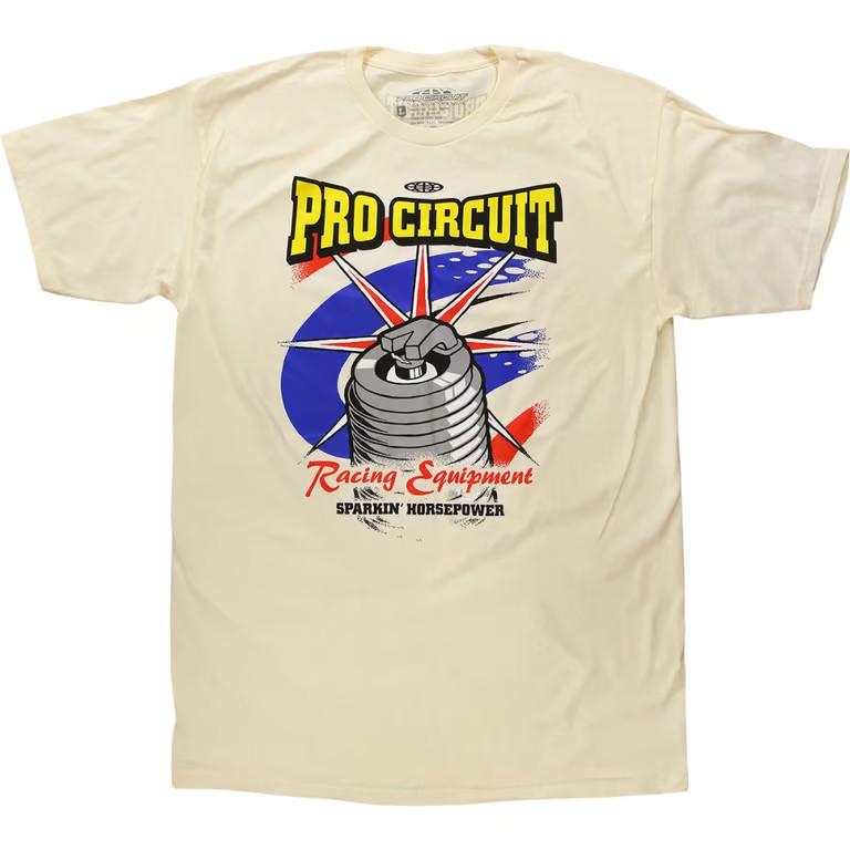 Pro Circuit Zündkerzen T-Shirts Motorrad ATV/UTV Straßenmotorrad Dirt Bike PWC 5XL bunt