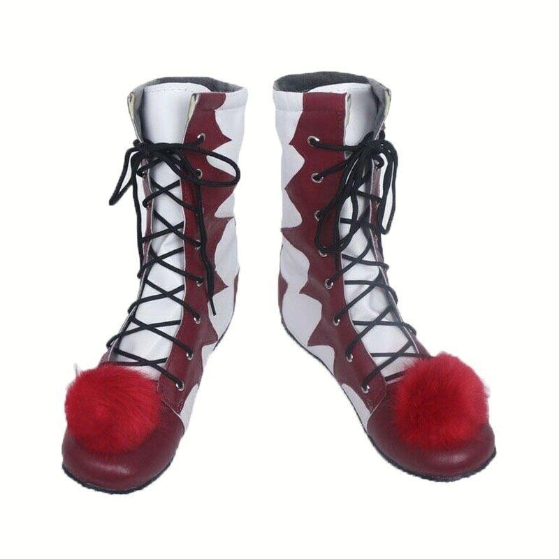 Authentisches Joker Pennywise Cosplay It Horror Clown Killer Karnevalsschuhe Halloween Kostüm EU45 gray