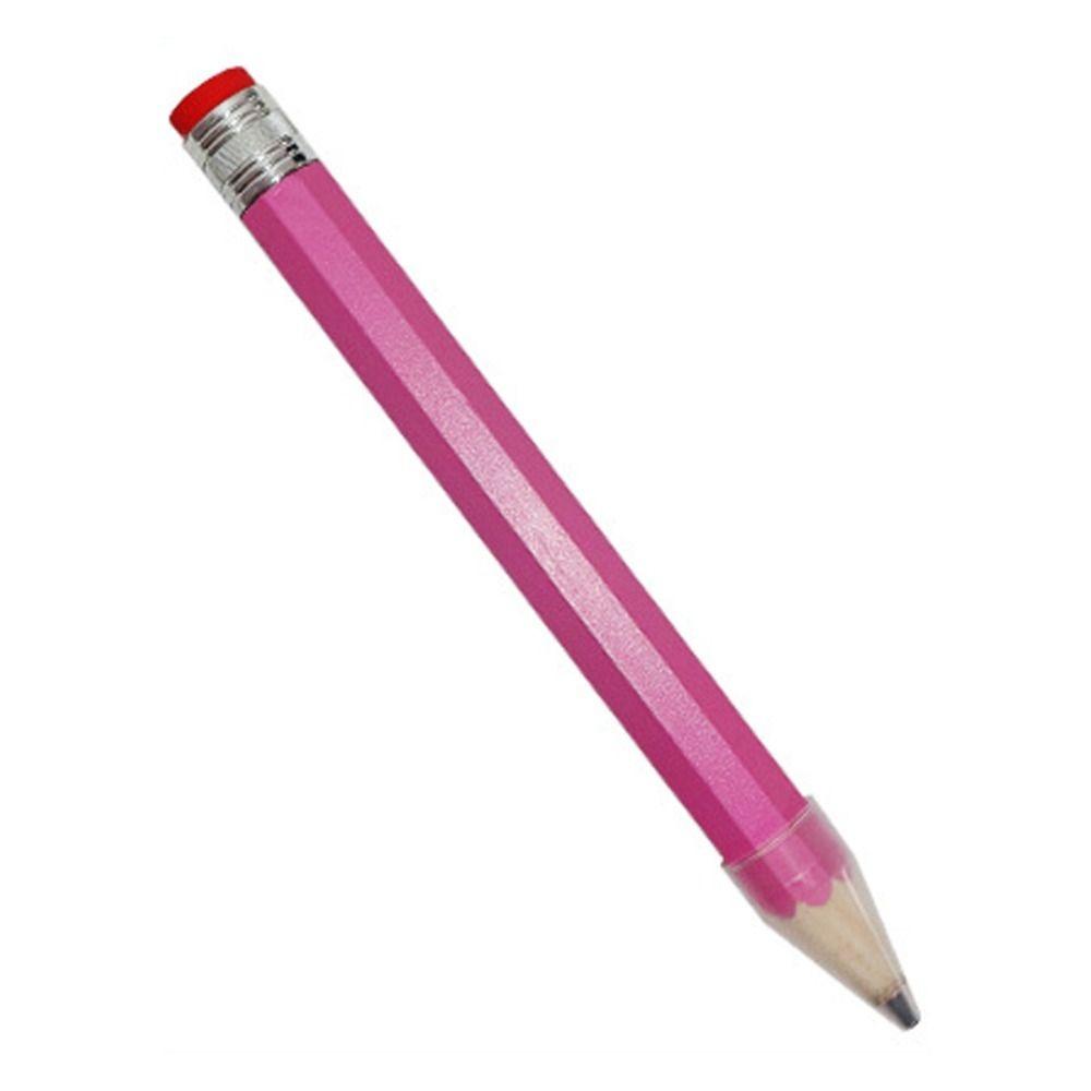Mit Radiergummi Riesiger Bleistift 18/35CM Großer Holzbleistift Hohe Qualität Riesiger Bleistift Künstler Pink 35cm