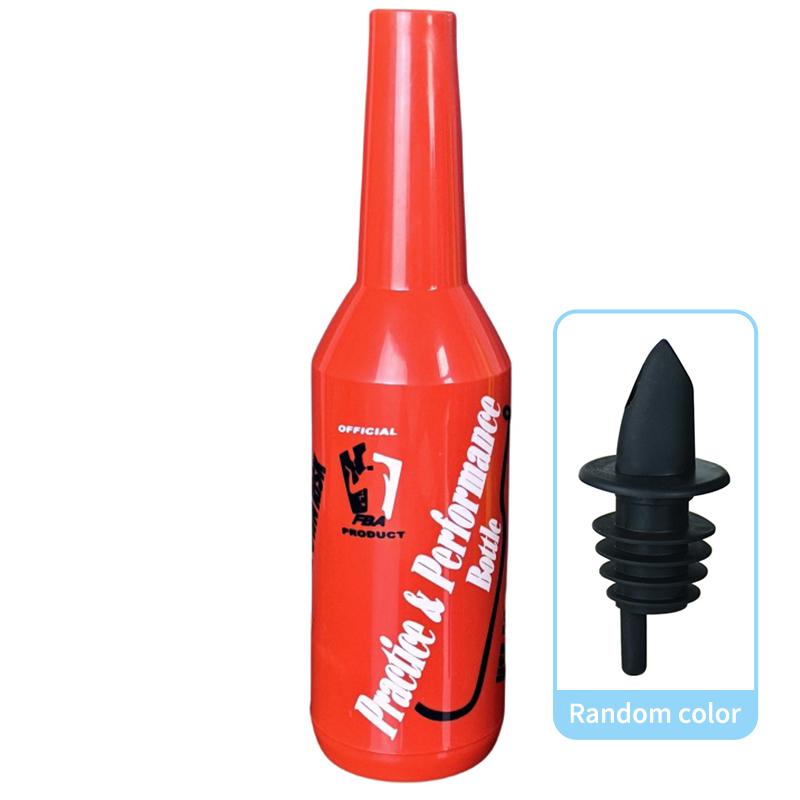 Farbe Flair Barkeeper Barkeeper Übung Bar Kneipe Flasche Wein Cocktail Shaker Leere Flasche Ausgießer Für Spirituosen Bar Zubehör rot