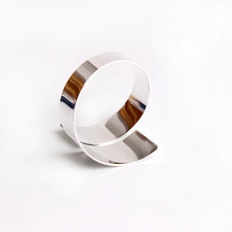 6 stücke Einfache und stilvolle moderne hotel serviette schnalle serviette ring Neue Chinesische stil Europäischen modell zimmer serviette ring tuch ring