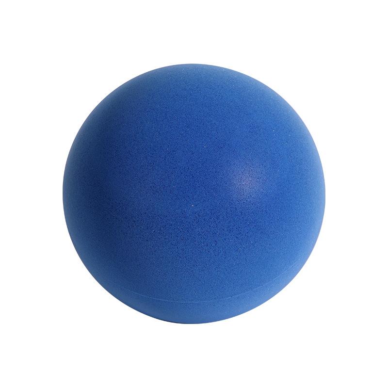 Neuer springender Stummball für den Innenbereich, geräuschloser Basketball, 24 cm, Schaumstoff-Basketball, geräuschloser weicher Ball, Größe 7, Air-Bounce-Korbball, 3/5/7, Sportspielzeug 24cm blau