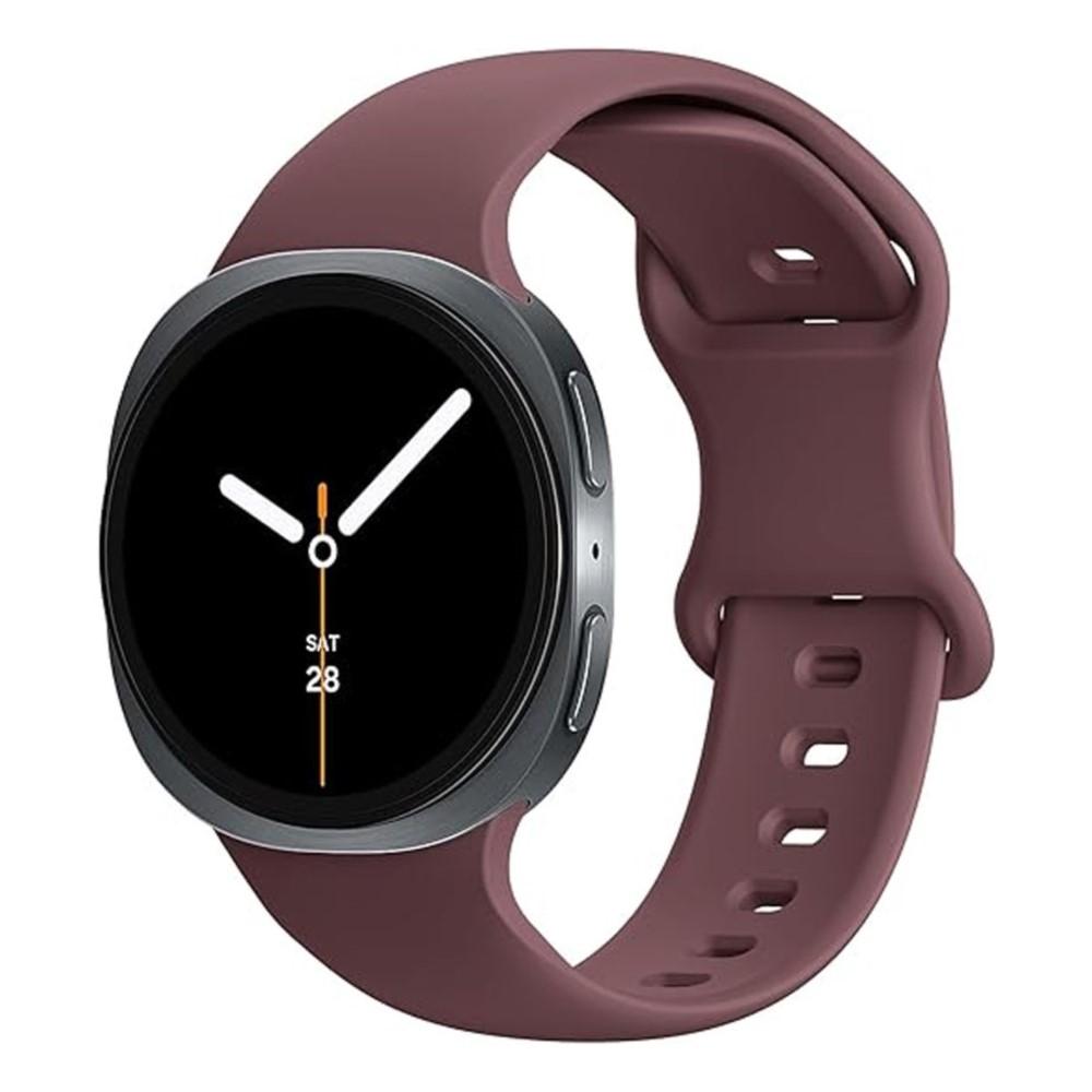 Armband für Samsung Galaxy Watch 8 Armband 44mm 40mm Ersatz Handgelenk Sport Silikon Armband Correa Galaxy Watch8 8 Classic 46mm Galaxy8 classic 46mm black