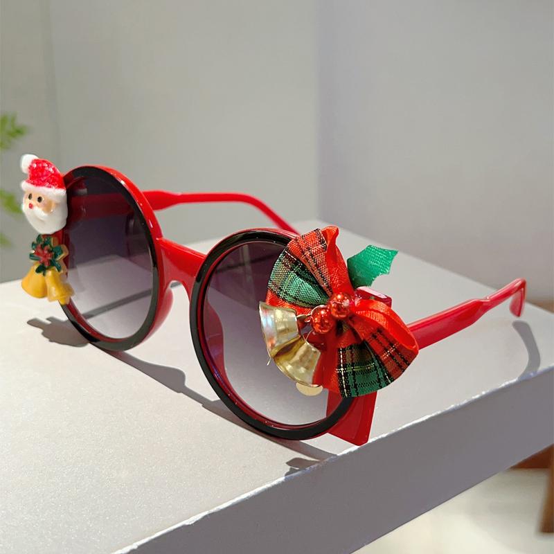 Übergroße Runde Personalisierte Party-Sonnenbrillen Lustige Niedliche Cartoon-Dekoration Sonnenbrillen KAMMPT Neue DIY Weihnachts-Limitierte Sonnenbrillen as picture shows