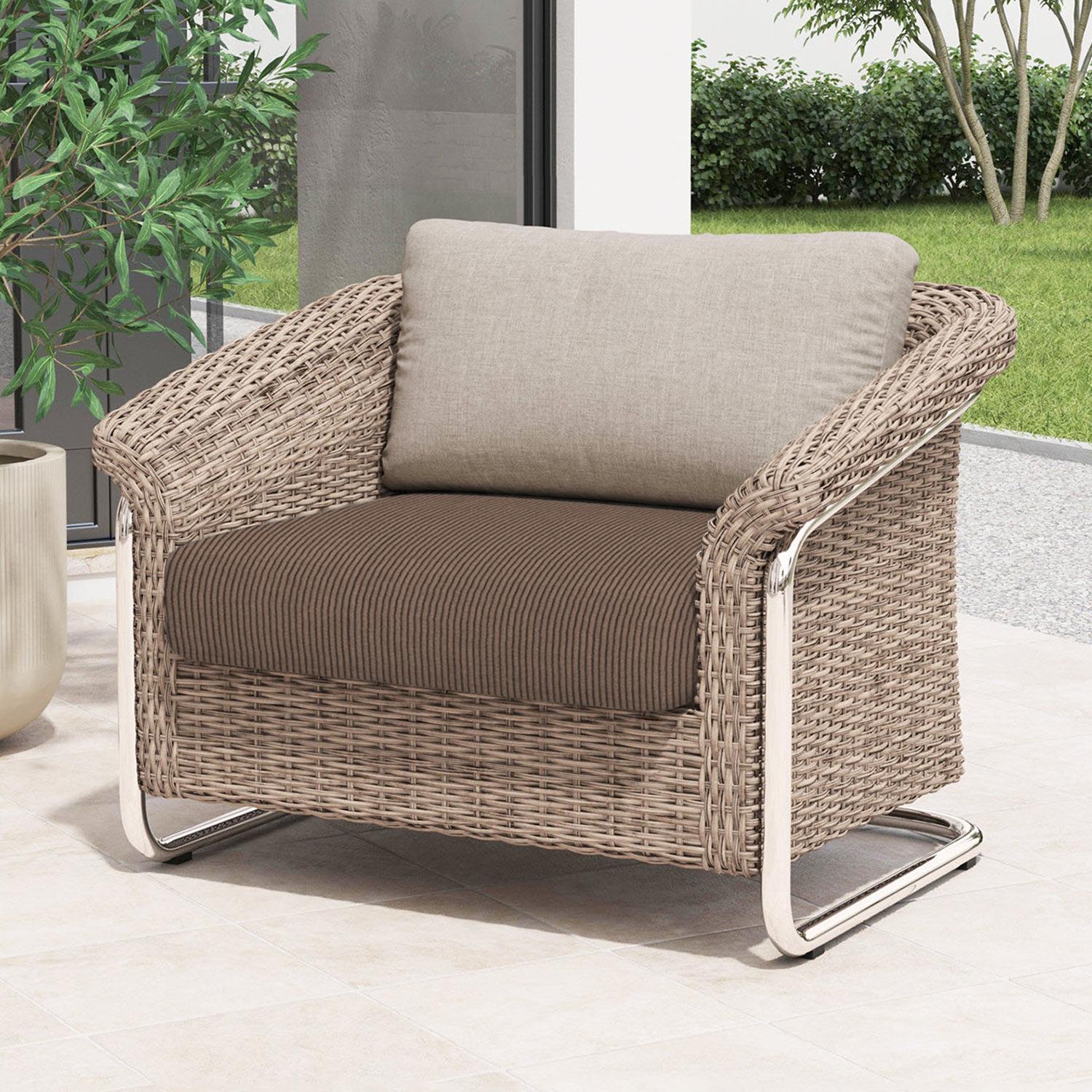 Outdoor Sitzkissenbezug Elastisch Terrassenkissen Sofaschutz Garten Terrasse Villa Möbel Sofabezüge Neu 3-Seat