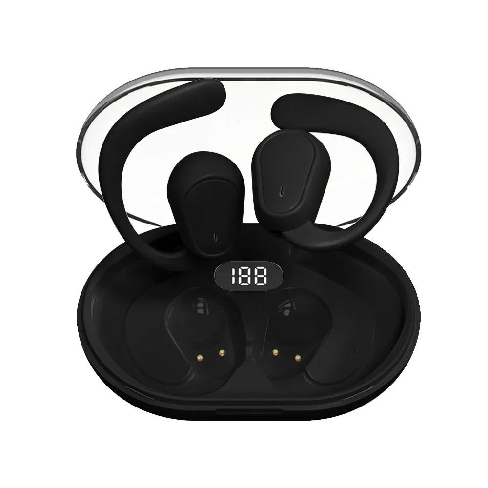 Bluetooth 5.3 Kopfhörer Ohrbügel Kopfhörer Kabellose Kopfhörer HiFi Stereo Wasserdichte Headsets Geräuschunterdrückung Ohrstöpsel