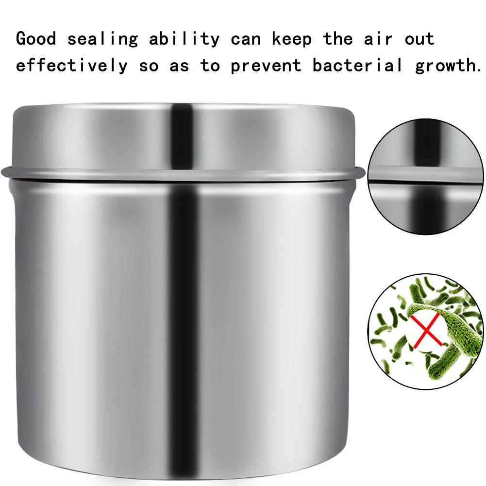 Edelstahl Alkohol Desinfektionsbox Tattoo Medizinische Baumwolle Desinfektionsbehälter Tank 12cm