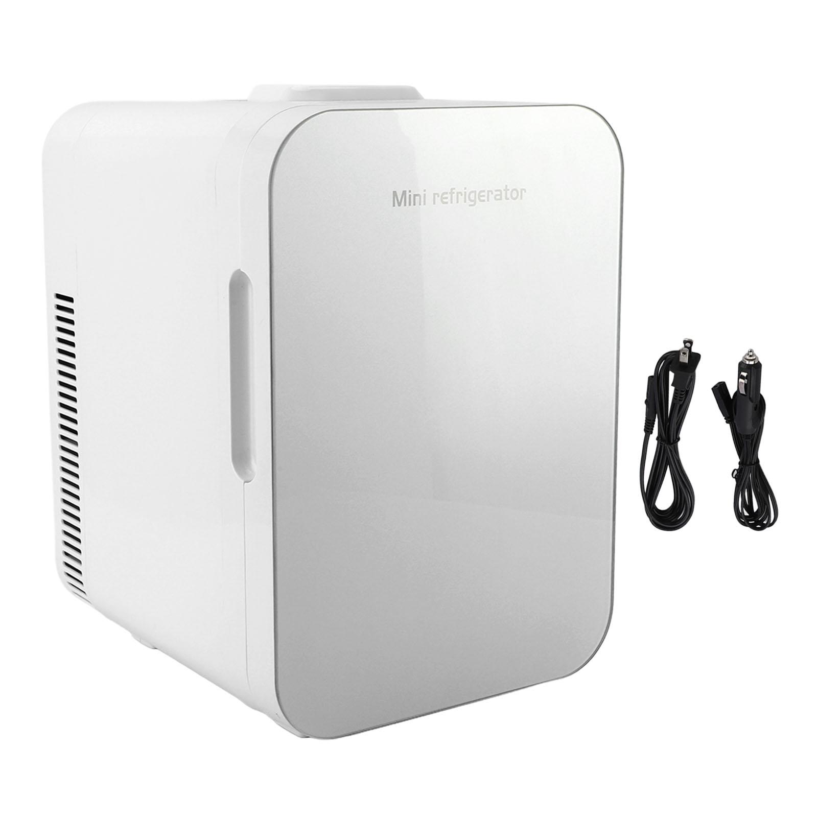 Mini-Wohnheim-Autokühlschrank, 10 l, Heizung, Dual-Use-Wohnheim, kompakter Gefrierschrank für das Wohnzimmer zu Hause, US-Stecker L