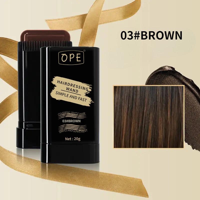 Haarstab-Abdeckung für weißes Haar, lichtechte Haarfarbe, Creme, tragbar, zum Färben von Bart, multifunktional, schnelle Färbung, magische, wasserdichte, dauerhafte Haarfarbe
