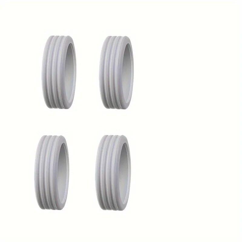 4/8PCS Gepäck Räder Beschützer Silikon Räder Caster Schuhe Reise Gepäck Koffer Reduzieren Lärm Räder Abdeckung Zubehör 8pcs grau