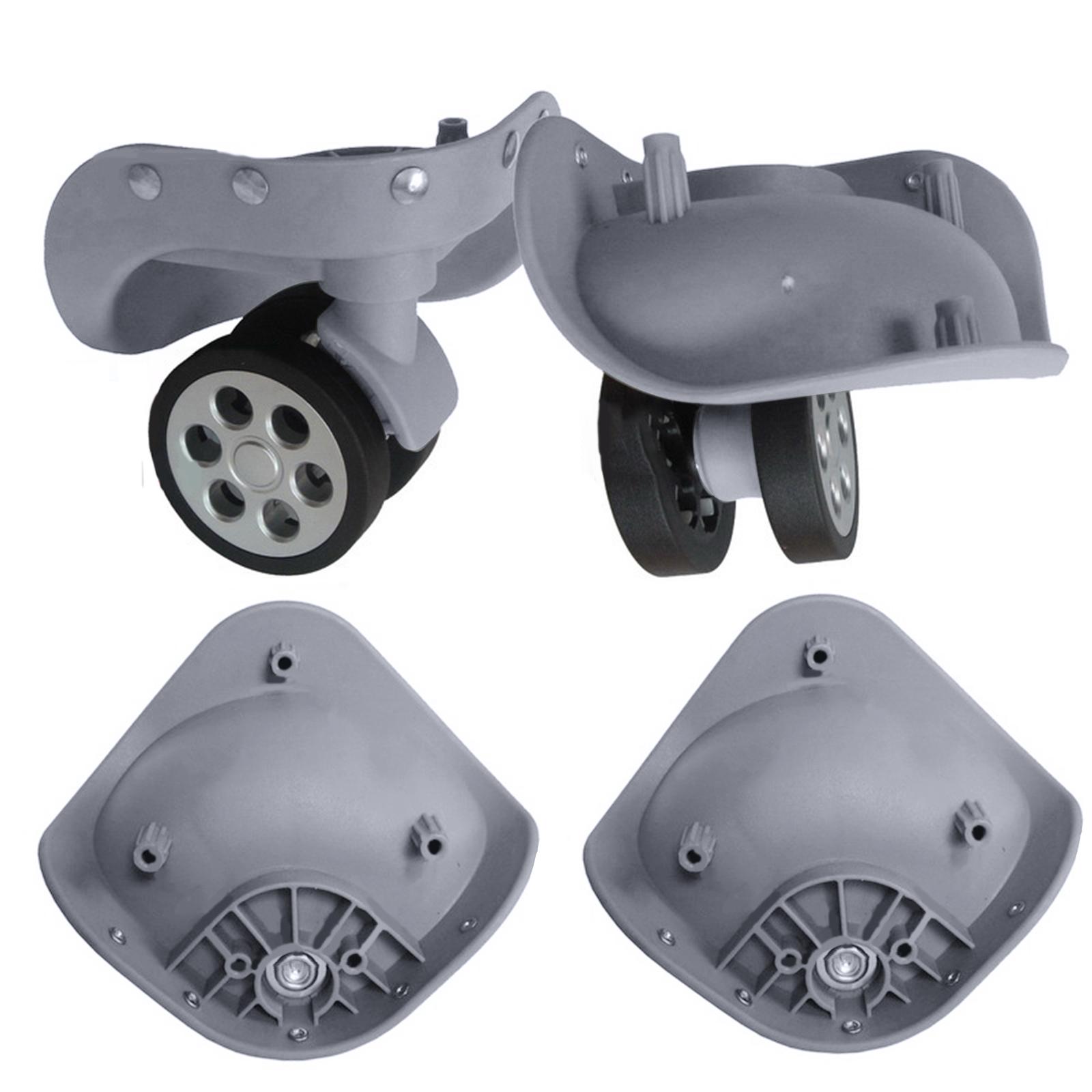 1 paar A79 Trolley Gepäck Rad Reparatur Reise Koffer Teile Zubehör Rad Ersatz Räder L licht grau