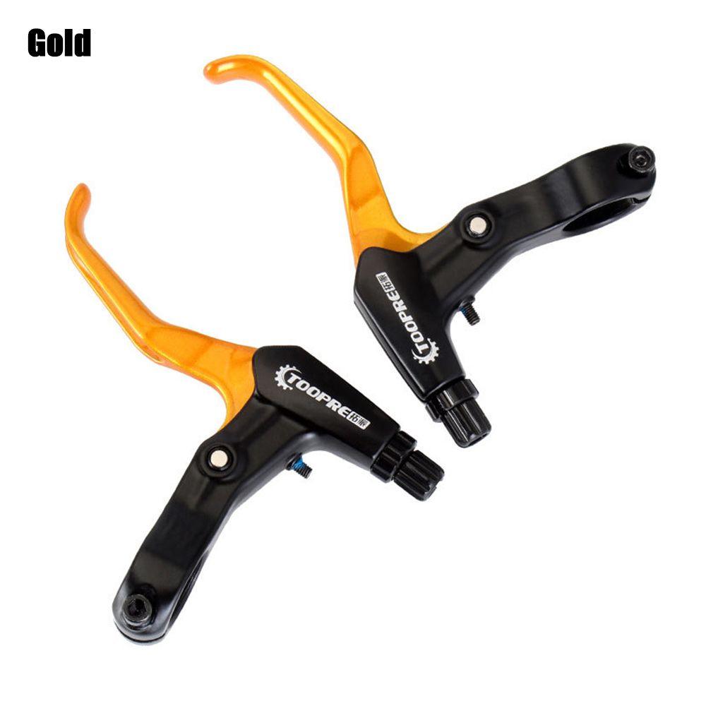 Bremse Set Ultraleicht MTB Mountainbike Radfahren Bremshebel BMX Brems Griff V/Disc Bremshebel gold