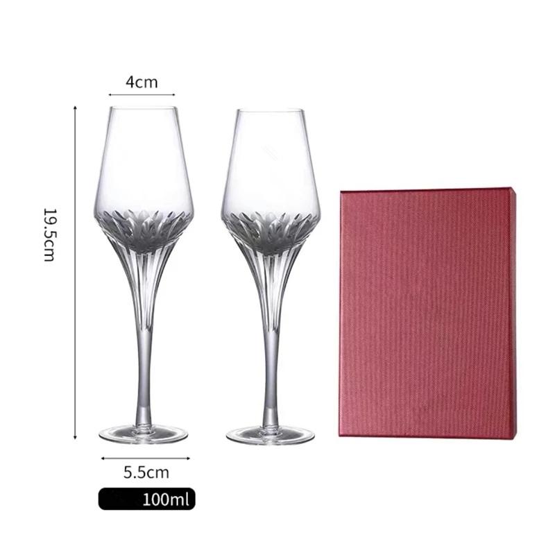 Frankreich Lob des Lichts Cognac Brandy Snifter Luxus Kristall Whiskey Glas Höchste Qualität XO Whiskey Glas Likör Weinprobe Glas 100ml