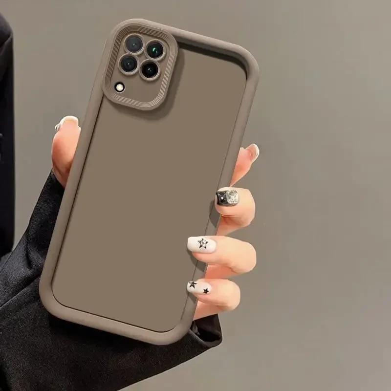 Für Samsung Galaxy M33 Hülle Für GalaxyM33 M 33 5G SM-M336K Handyhüllen Sturzschutz Luxus Matt Weiche Rückseite Hüllen Galaxy M33