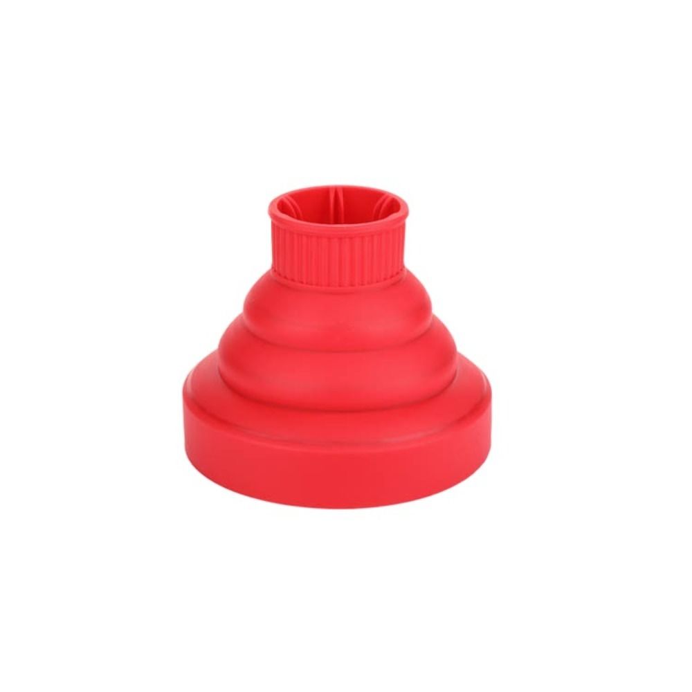 Silikon Föhn Diffusor Abdeckung Faltbar Zerstreuende Trocknungs Haar Locken Diffusor Abdeckung Salon Werkzeug rot