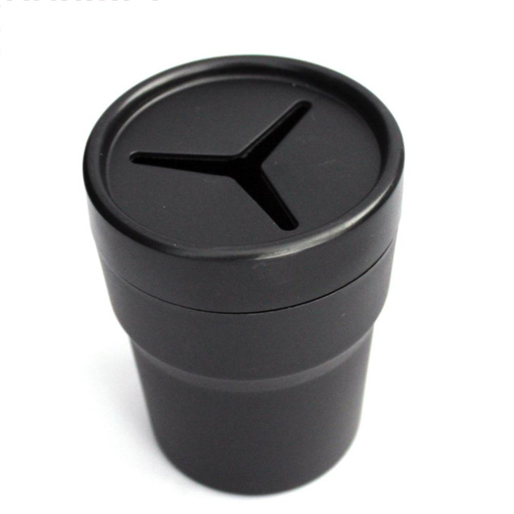 1PC Schwarz Auto Mini Stift Halter Box Münze Boxen Montieren Papierkorb Auto Halter Tasse Halterungen Auto Auto Multifunktionale zubehör schwarz