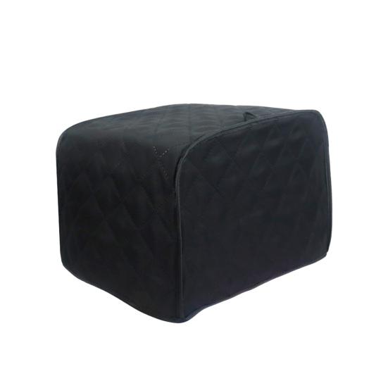 Schützende Toaster-Abdeckung, staubdicht, verformungsfrei, waschbar, langlebig, Toaster-Abdeckung, passend für 2/4-Scheiben-Toaster und Öfen S schwarz