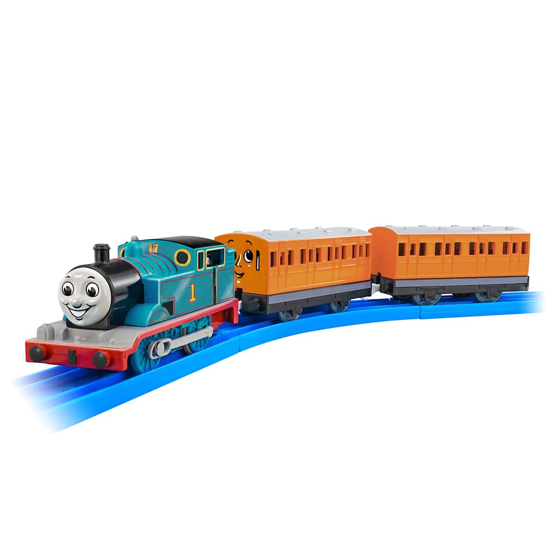 Takara Tomy Plarail Thomas Thomas die kleine Lokomotive Originalausgabe 80. Jubiläum Plarail Bilderbuch Thomas Zug Spielzeug ab 3 Jahren