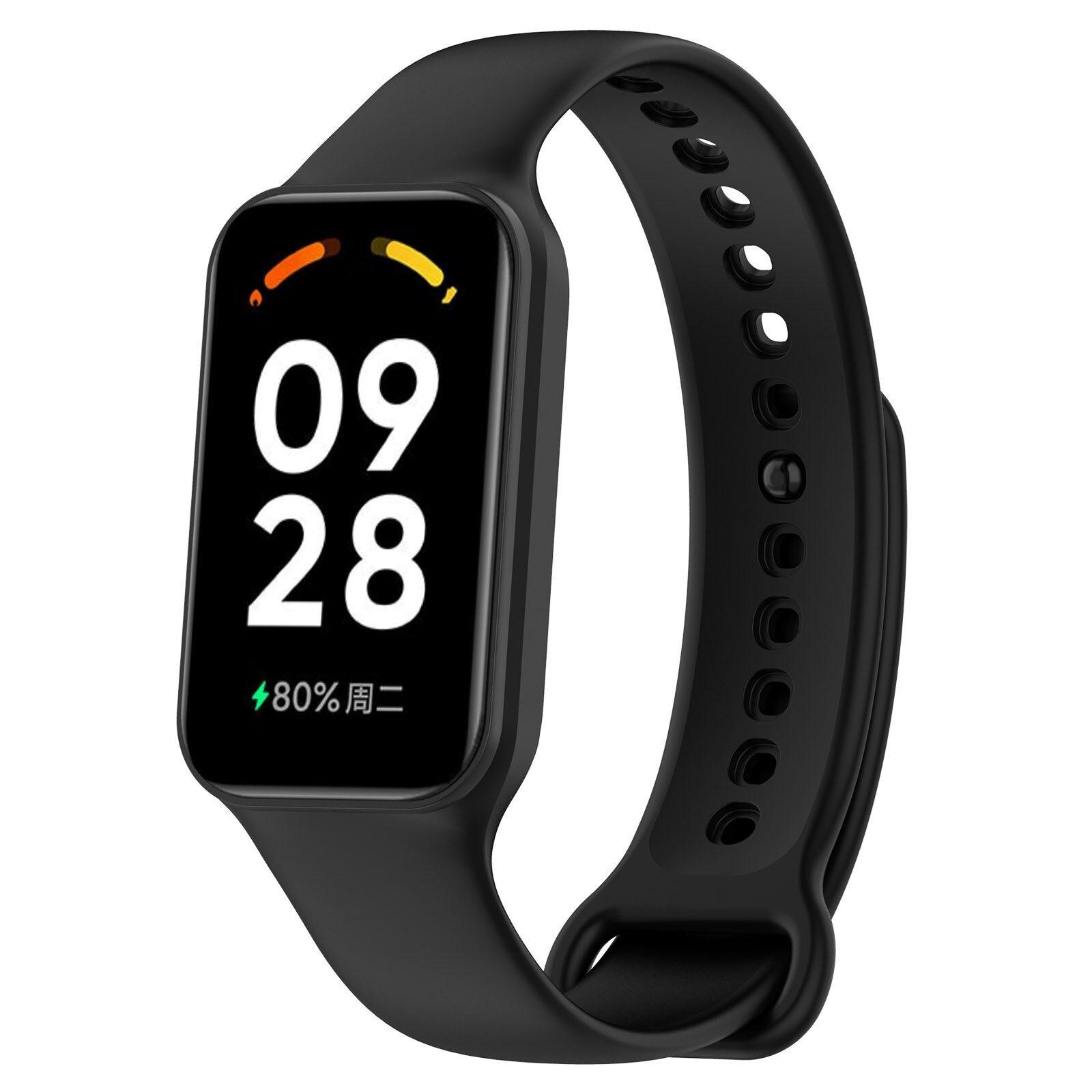Soft Strap für Redmi Smart Band 2 Armband Ersatz Gürtel Straps für Xiaomi Redmi Band2 Silikon Armband Armband Redmi Smart Band 2 schwarz