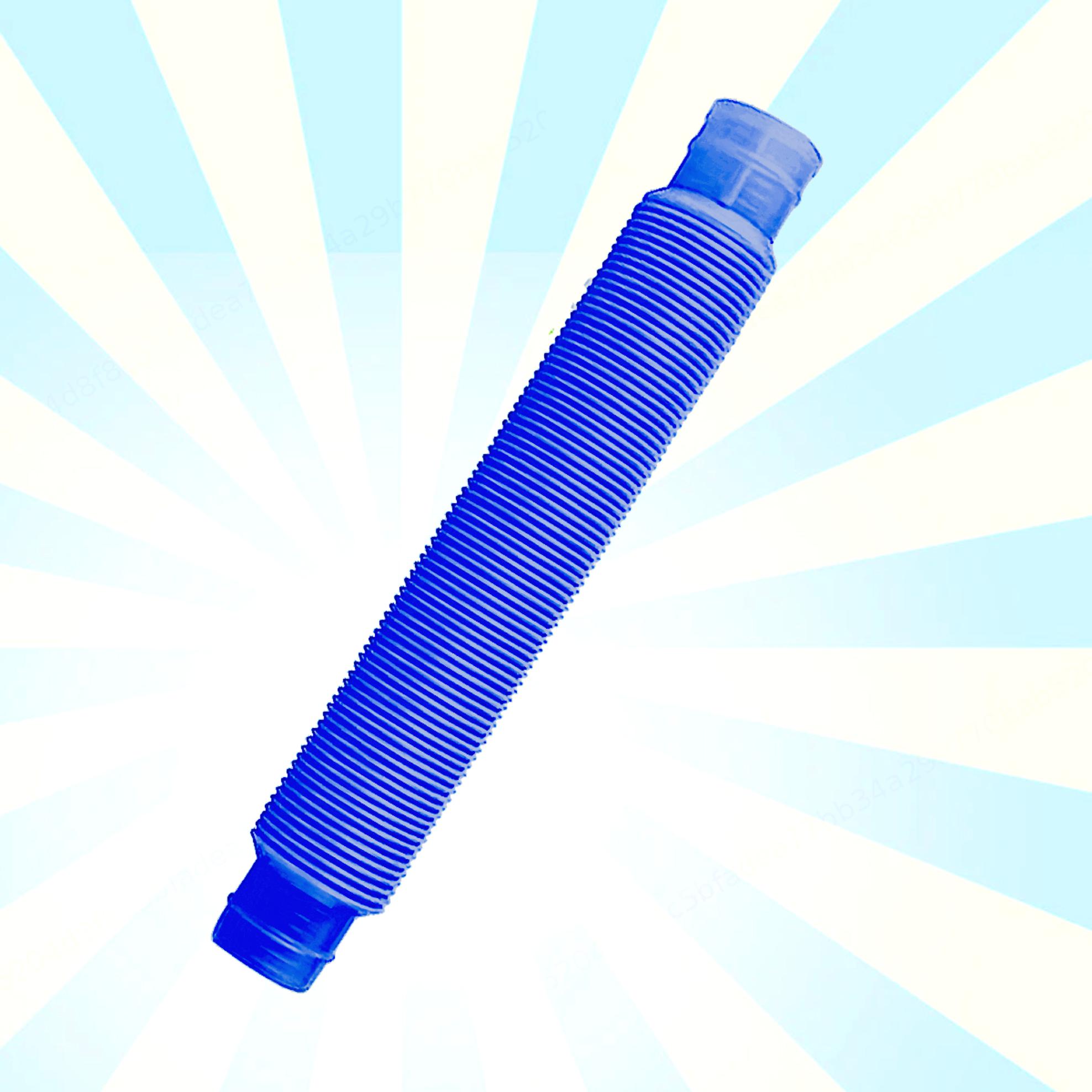 Mini-Pop-Röhren für Kinder, Fidget-Spielzeug, Stressabbau, sensorische Therapie 23cm blau
