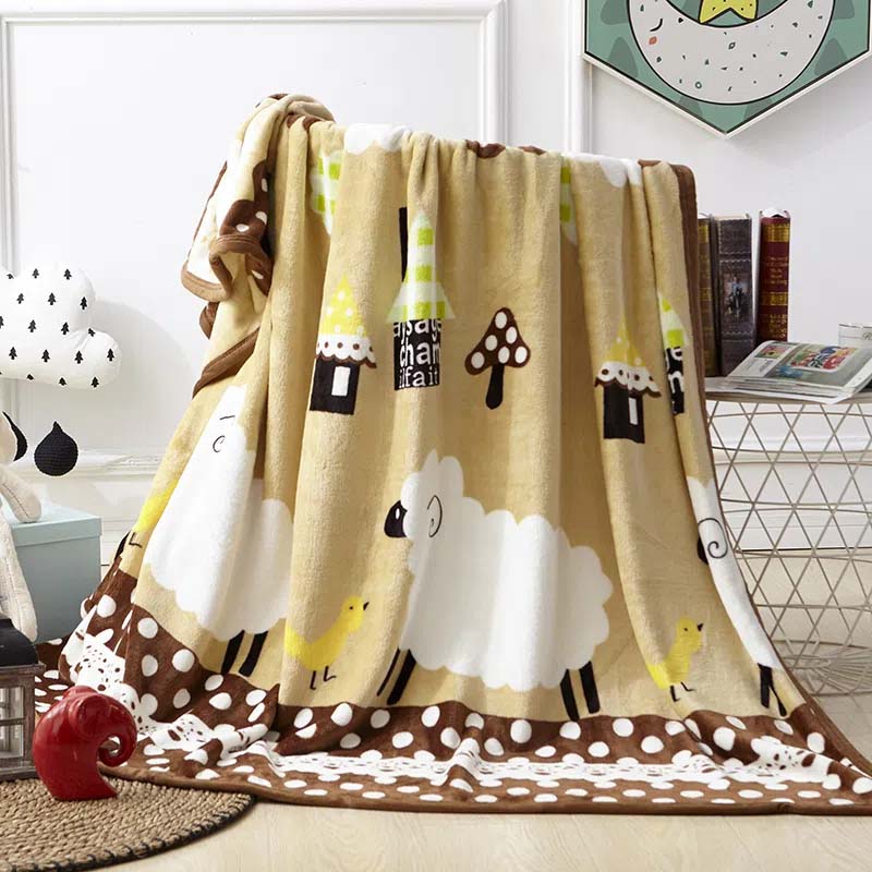 Heimtextilien Flanell-Plus-Fleece-Decke, superwarme, weiche, feste Decke, Korallen-Fleece-Tagesdecke, Matratzen-Fluff-dünne Decke, erhältlich in vier Jahreszeiten 150cm*200cm