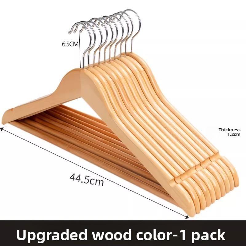 Massivholz Kleiderbügel zum Aufhängen von Kleidung, Kleiderschränke zum Trocknen von Kleidung, Hölzerne Kleiderstützen, Haushaltskleiderstützen Log 1pc