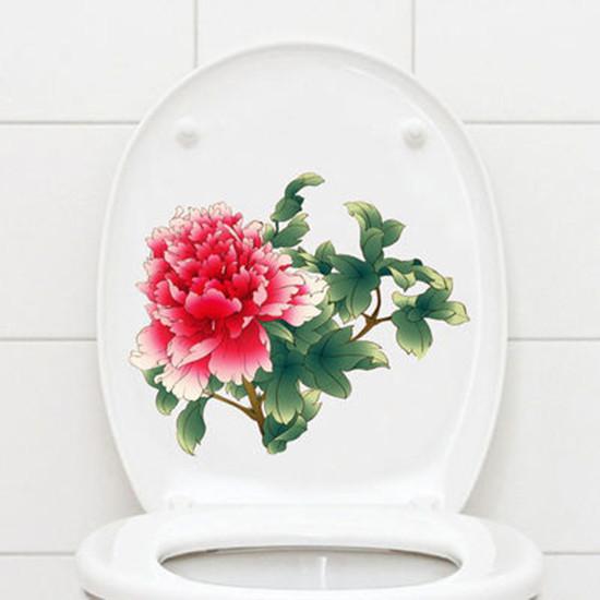 DIY Unterwasser Tier Muster Badezimmer Dekor 3D Toilettensitz Aufkleber PVC Kunst Tapete Abnehmbare Badezimmer Aufkleber Toilettenaufkleber 21*29cm