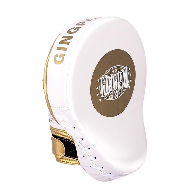 1 Stück Boxhandschuhe Gepolsterte Handpranke Verdickte Karate Muay Thai Handschuhe Fünf Finger Handpranke Kinder Erwachsener Boxer Fitness Training white