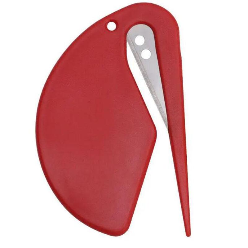 Tragbarer Geschenkpapier-Schneider Manueller Eckenrunder für Feiertags-Geschenkpapier Kraftpapier Basteln Schneiden Rolle Schiebelineal Pack of 1 rot