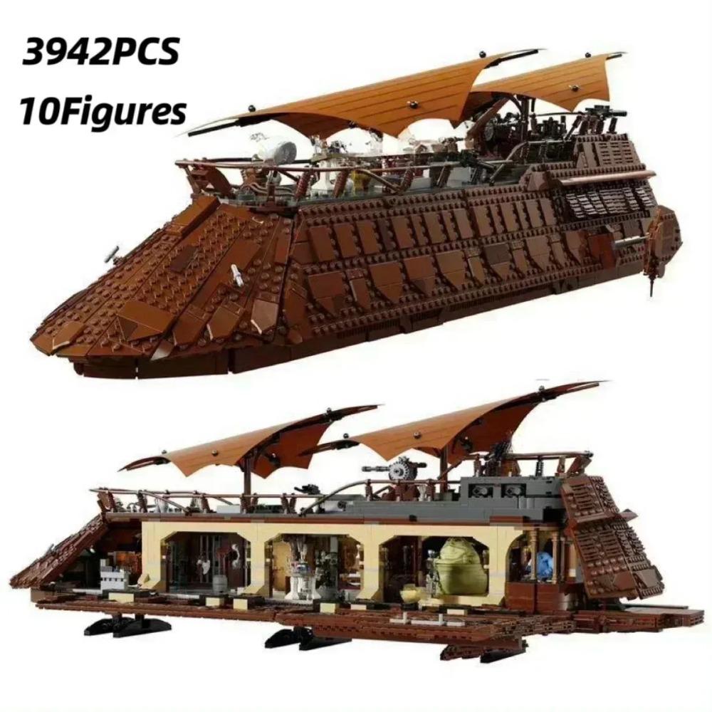 Moc UCS Jabbas Segelboot Bausteine Sets Kompatibel Mit Legoed Partikeln Geeignet Für Weihnachtsgeschenke 75397