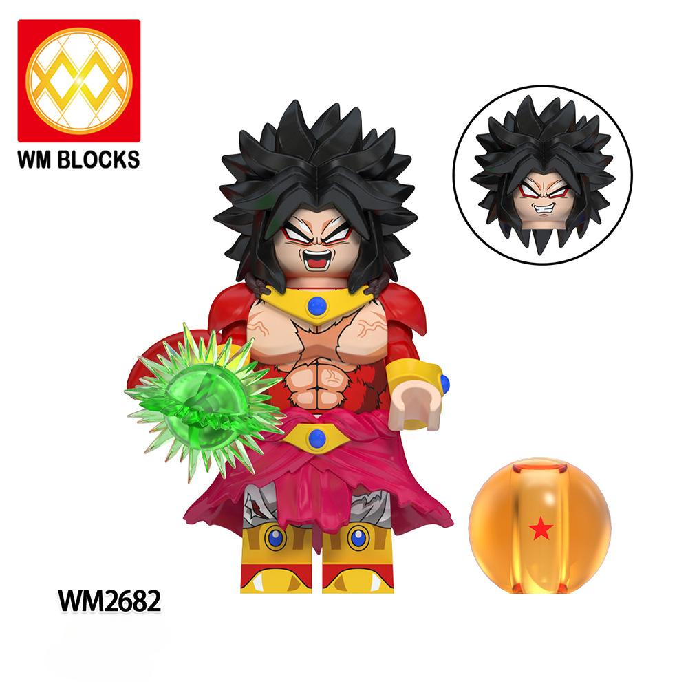 Anime Bausteine WM6179 Actionfigur Modellbausatz Spielzeug Pädagogisches Geschenk für Kinder Weihnachtsgeburtstagsgeschenk Junge