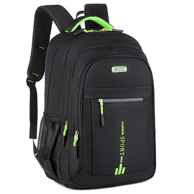 Herren Rucksäcke Wasserdichter Rucksack Business Computer Tasche Lässiger Reiserucksack Schüler Schultasche One Size grün