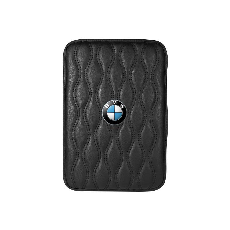 Leder Auto Armlehnenpolster Schützend Wasserdicht Handkissen Autostyling Für BMW M E34 E36 E60 E90 E46 E39 E70 F10 F20 F30 X5 X6 X1 M3 M5 M6 BMW schwarz