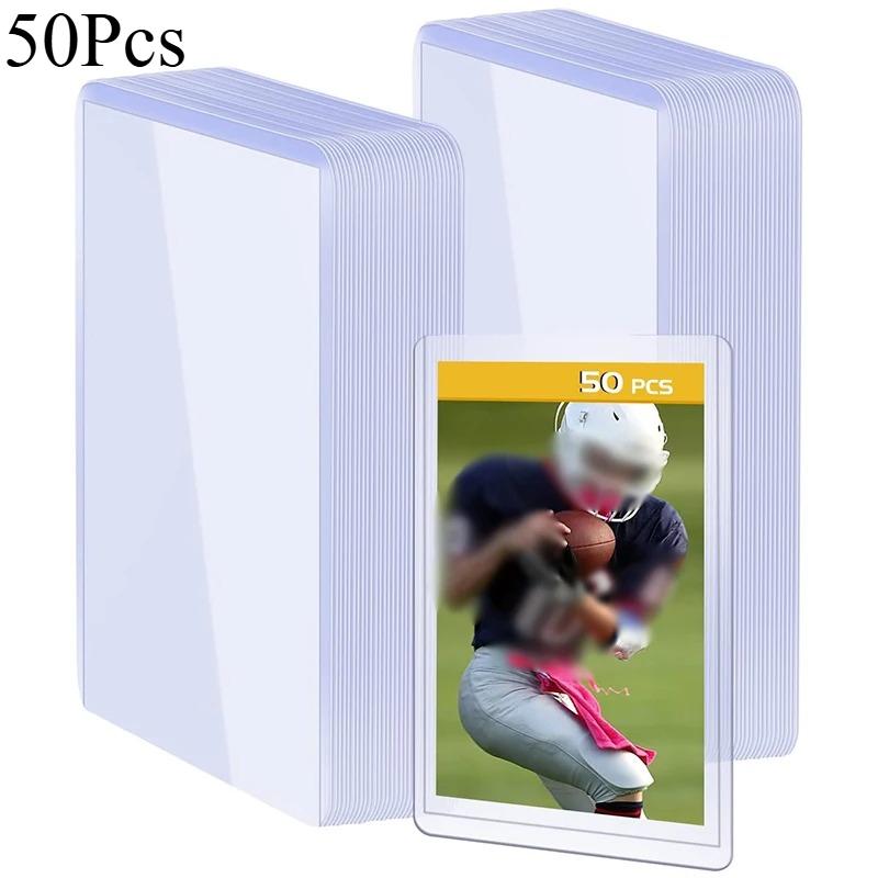 25/50/100 Stück Harte Kunststoff Spielkarten Schutzhüllen Toploader 3x4 Zoll Sport Sammelkarten Halter Klare Spielkarten Aufbewahrung