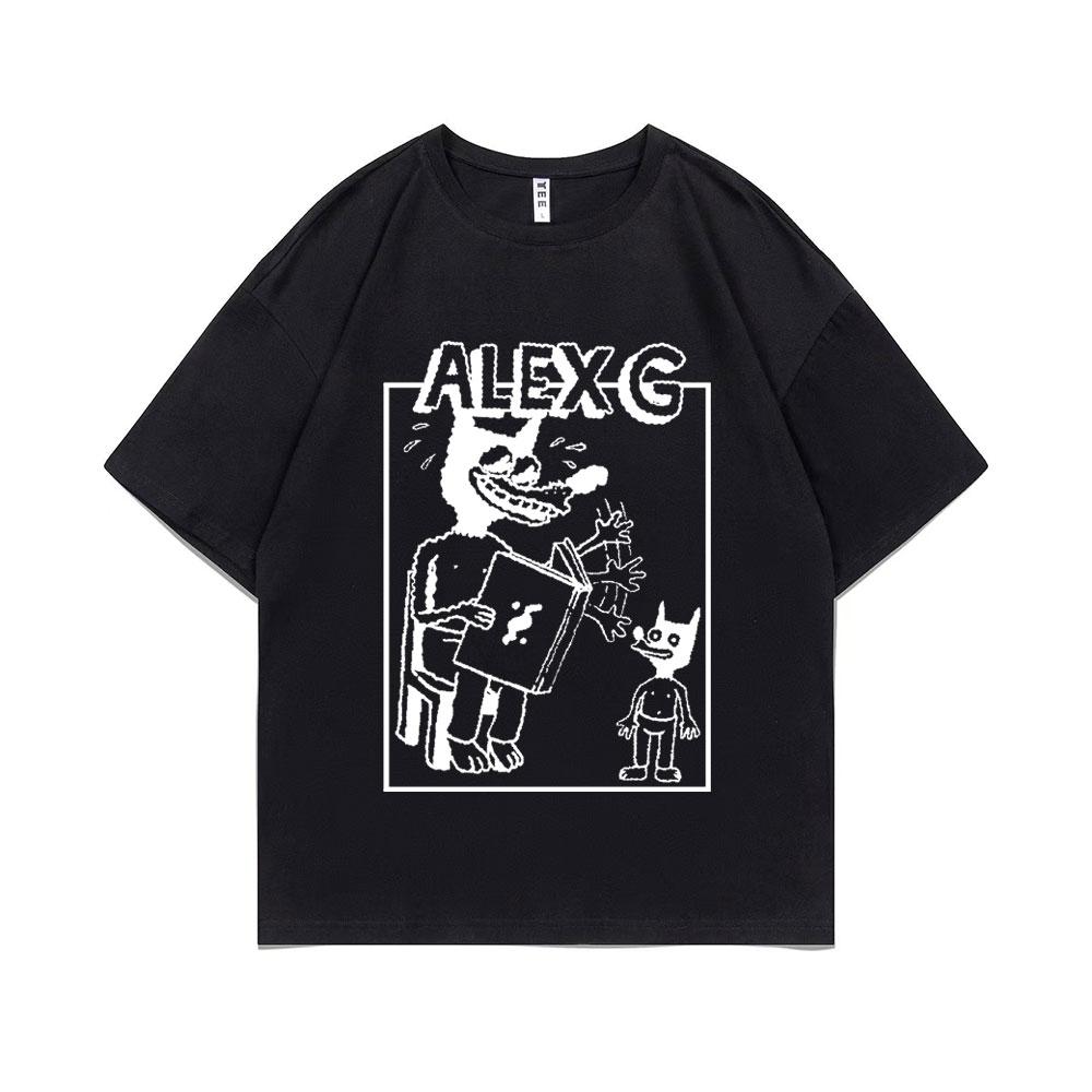 Lustiges Sandy Alex G Storytelling Logo Grafikdruck T-Shirt Sommer Herren Damen Causal Reines Baumwoll-T-Shirt Herrenmode Vintage T-Shirts S