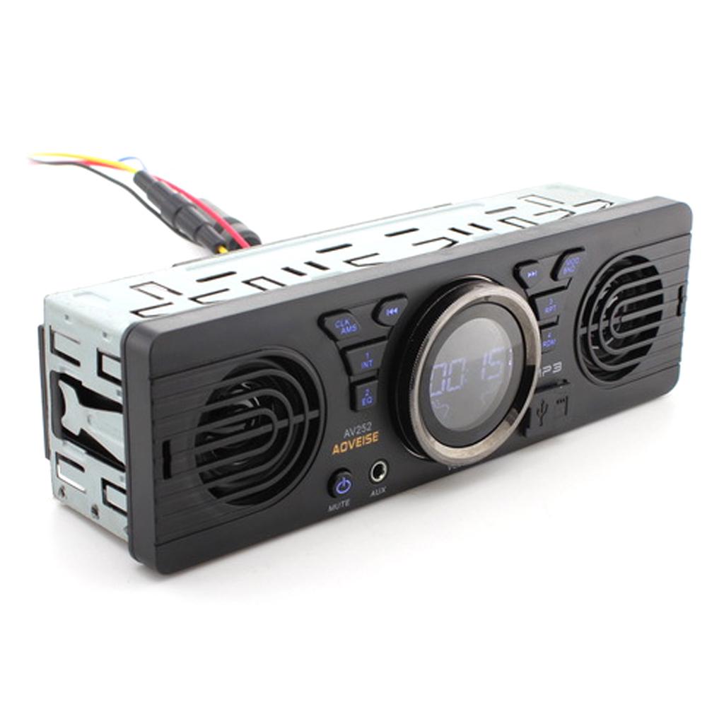 12,0 V Auto sichere digitale Speicherkarte MP3 Audio Elektroautoradio mit Lautsprecher BT Host-Lautsprecher bunt