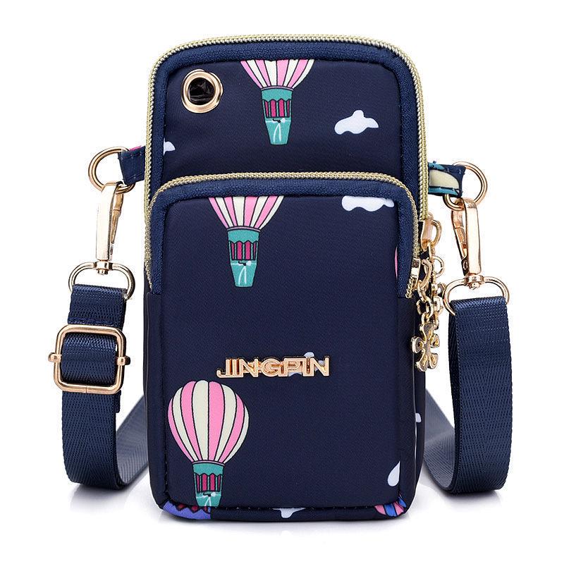 Yogodlns Outdoor-Sport-Handytasche, Lauf-Handgelenktasche, kleine Münztasche, Geldbörse (Schulter/hängender Hals) 17*5*12cm
