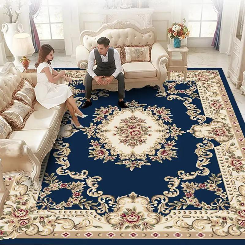 Europäische Luxusteppiche für Wohnzimmer 200x300 Dekoration Zuhause Großflächige Teppiche Schlafzimmerdekor Wohnzimmerteppich Waschbare Fußmatten 180*250cm