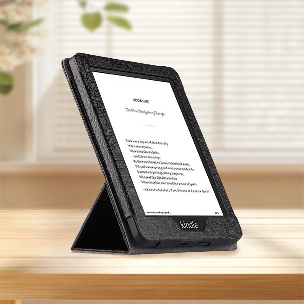 Kindle 7. Generation Leder Klapphülle - WP63GW Schutzhülle Kindle 7th Generation (Model 499) schwarz