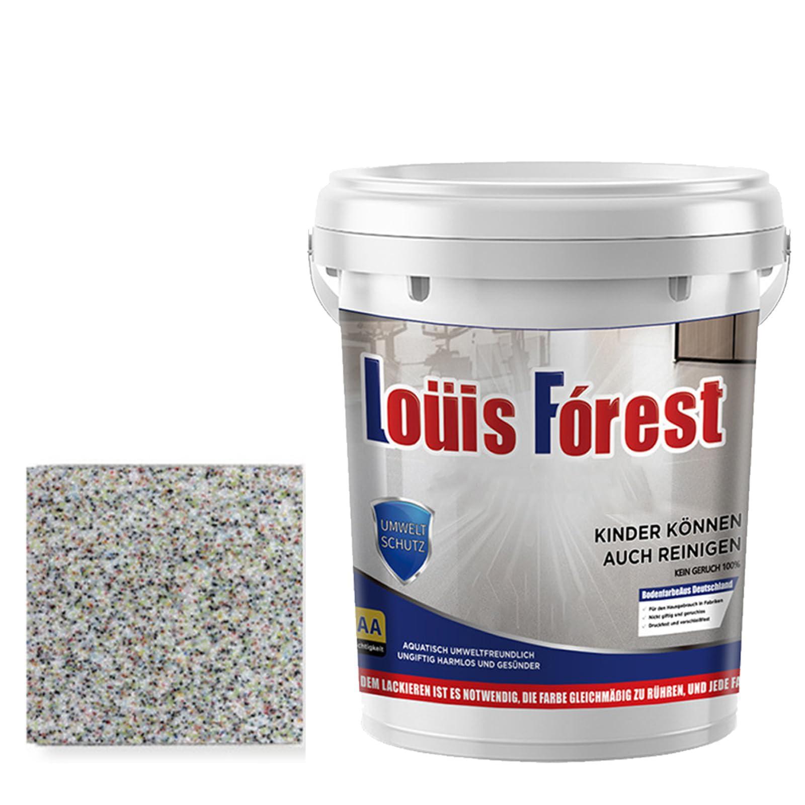 Louis Forest Wandfarbe Innen, Abwaschbar Matt, Geruchsarm, Einfache Anwendung, Rosa Farbe, 5L, Kindersicher, Langlebiger Schutz One Size white