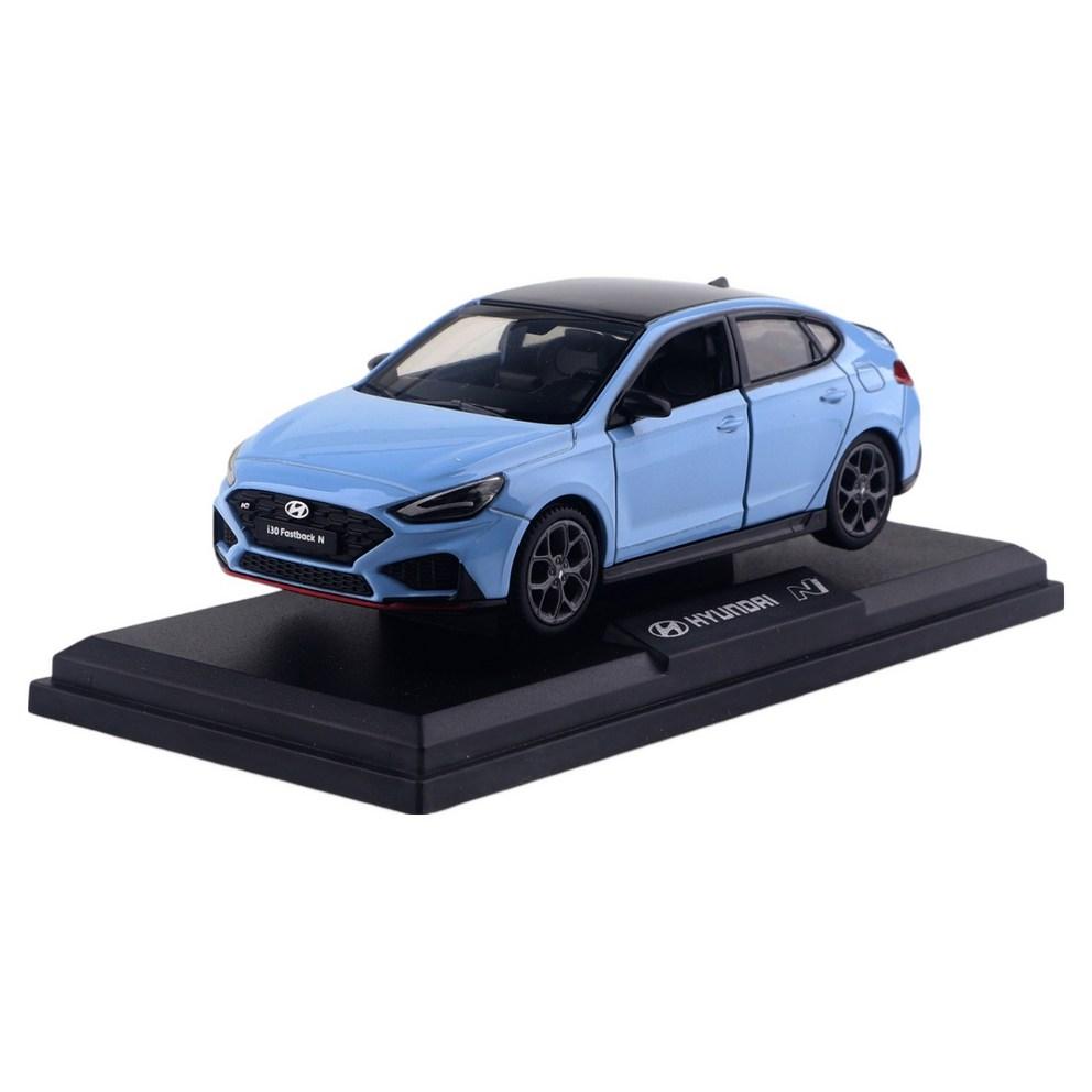 Hyundai i30 N FB Druckguss 1:38er Modellauto mit Displayständer Set