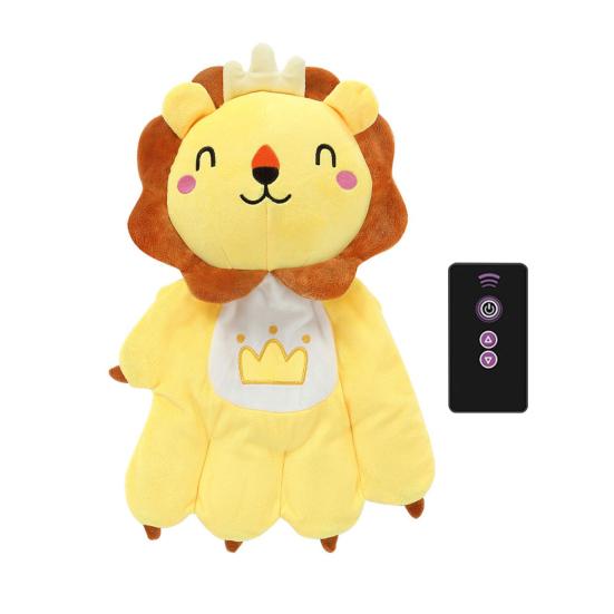Baby-Patter für den Schlaf, Baby-Beruhigungskissen, elektrische Baby-Beruhigungspalme, Baby-Schlafpalme mit Fernbedienung Lion
