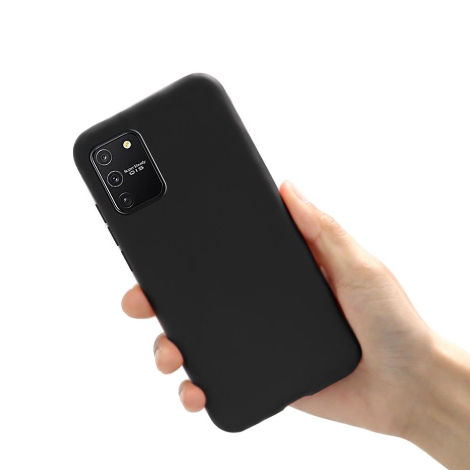 Hülle Für Samsung Galaxy S10 Lite Hülle Samsung Note 10 Lite Abdeckung Luxuriöse Weiche Silikon Rückseite Hülle Für Samsung S10 Lite Handyhülle Samsung Note 10 Lite schwarz
