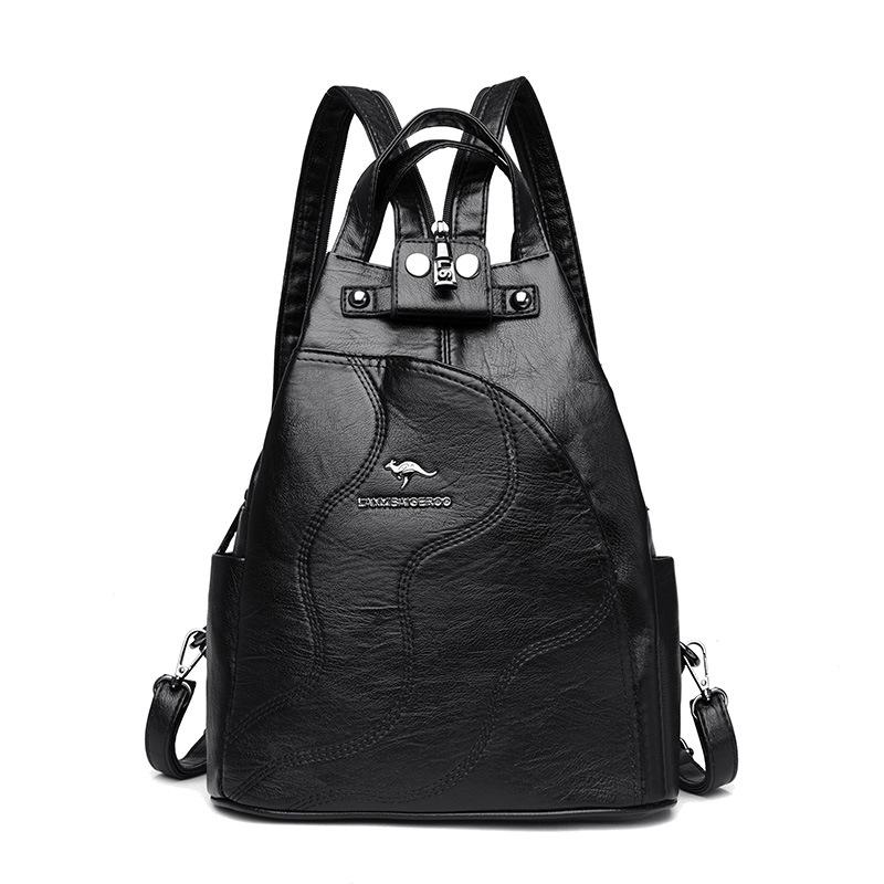Neuer Multifunktionaler Rucksack für Damen Koreanische Version Kleiner Rucksack Multifunktionale Schultertasche Brusttasche Color-Blocking Rucksack