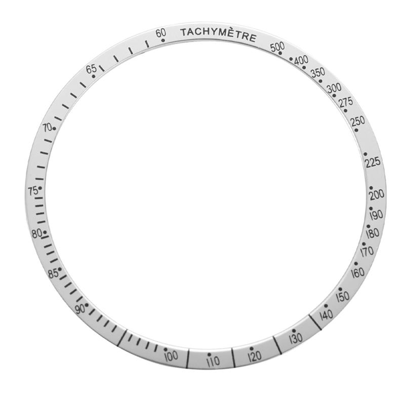 Für OMEGA Speedmaster Serie Aluminium Metall Uhr Lünette Metall Skalenring Uhr Außenring Zubehör Herren Uhr Teil Zubehör 38.5x34mm