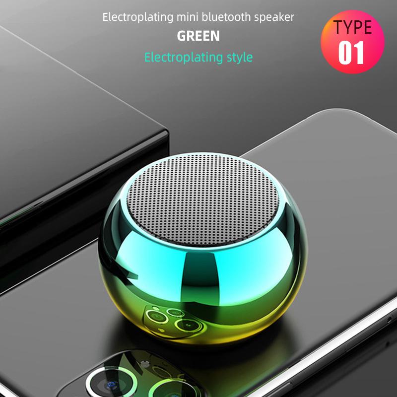 Tragbare Mini Wireless Bluetooth Lautsprecher Musik Subwoofer Super Bass Stereo Spalte Für Handy Musik Player grün